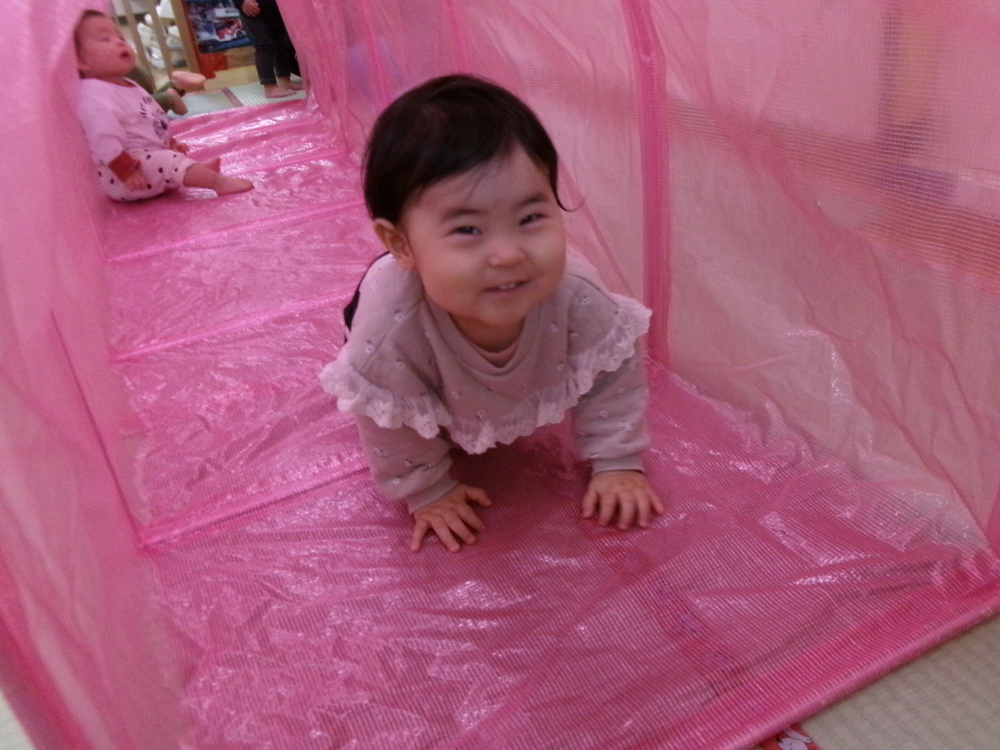 トンネルであそんだ様子1