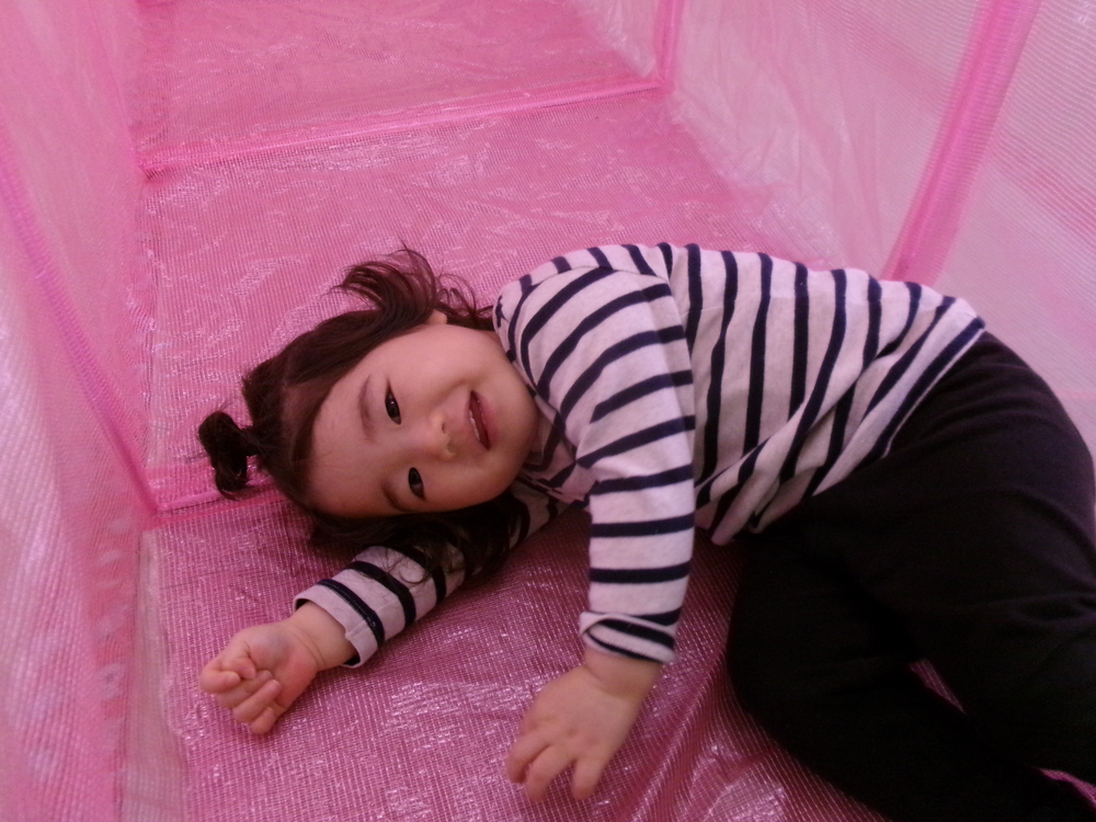 トンネルであそんだ様子2