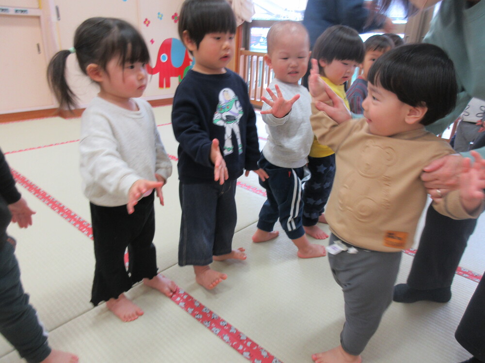 タッチしている