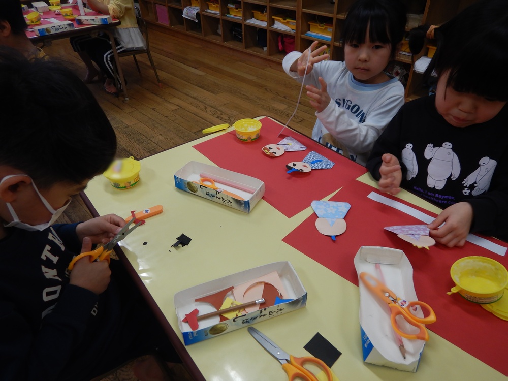 ひなまつり制作ぼかし１