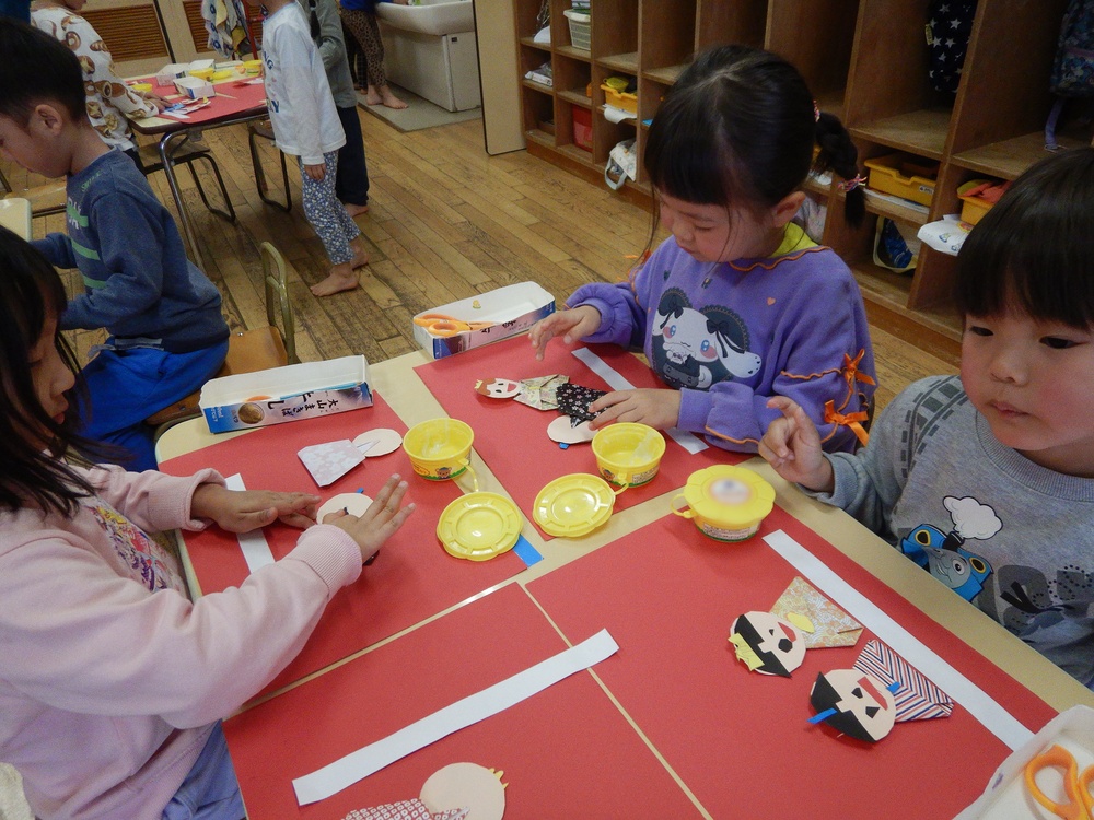 ひなまつり制作ぼかし３