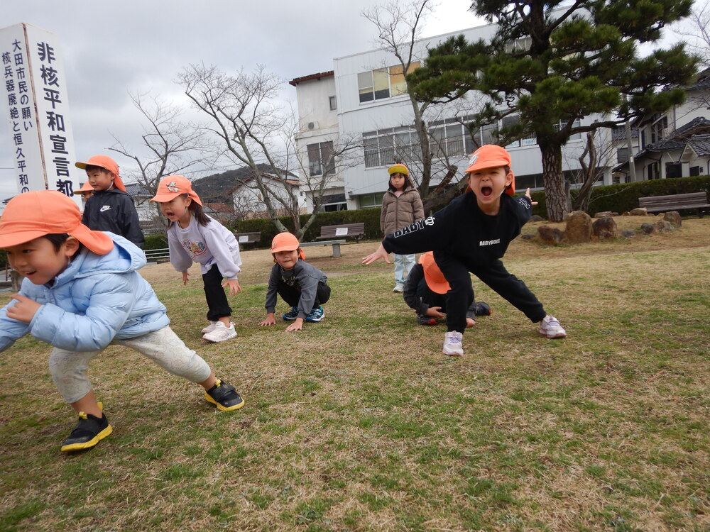 散歩先での様子３