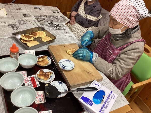 食べやすい大きさに切っています