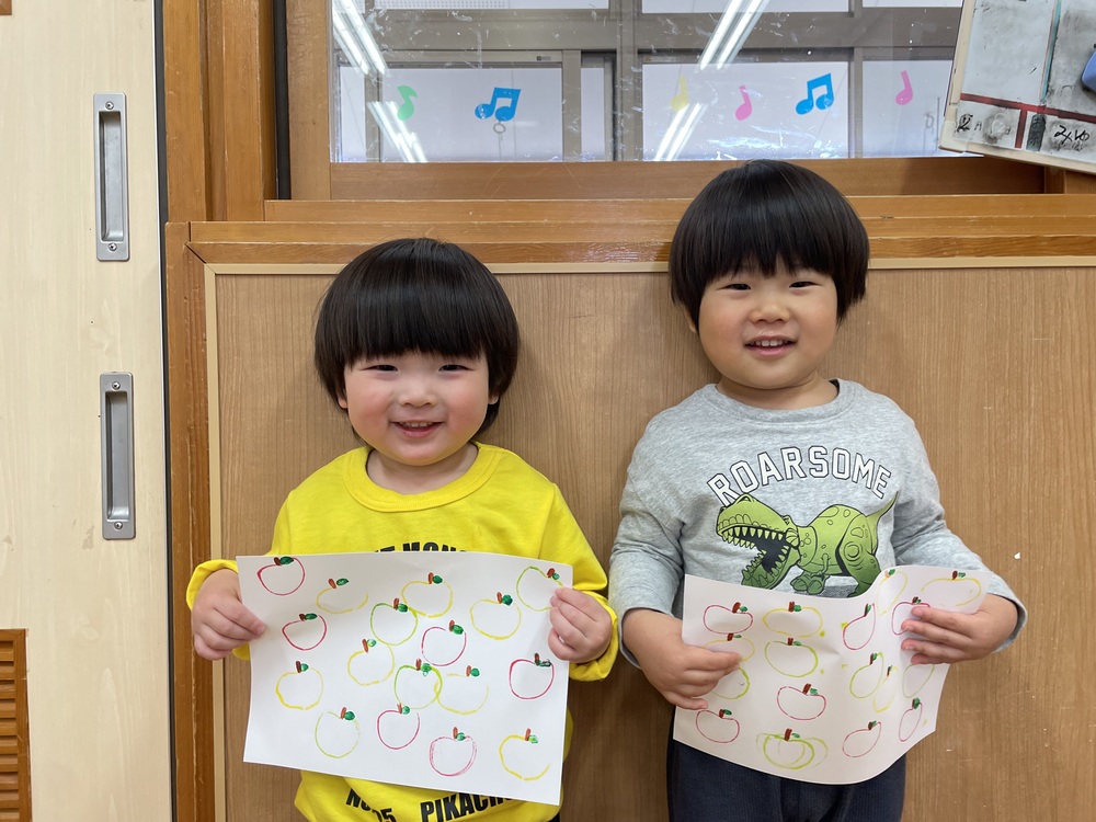 りんごのスタンプ (6)