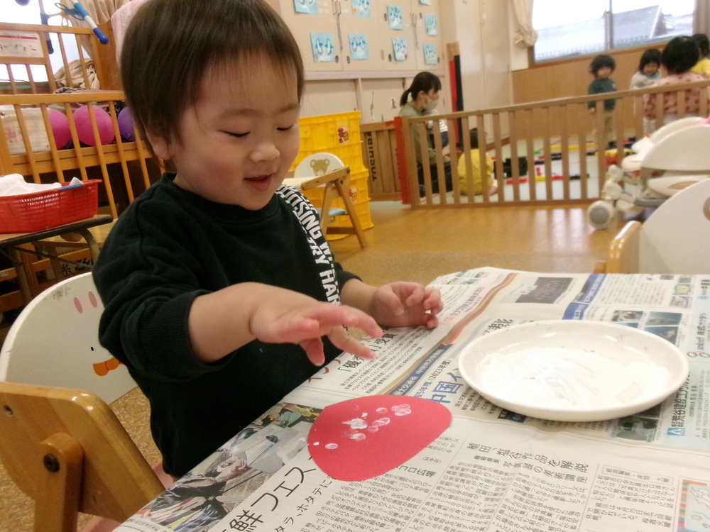 指スタンプの様子 (3)