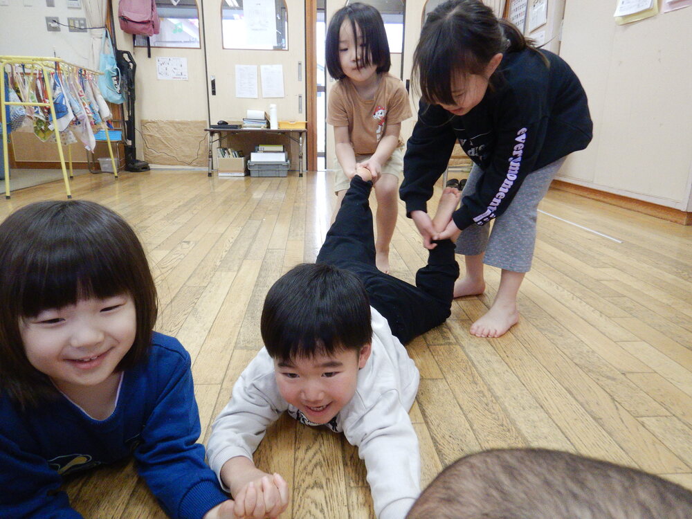 大根抜きゲームの様子 (3)