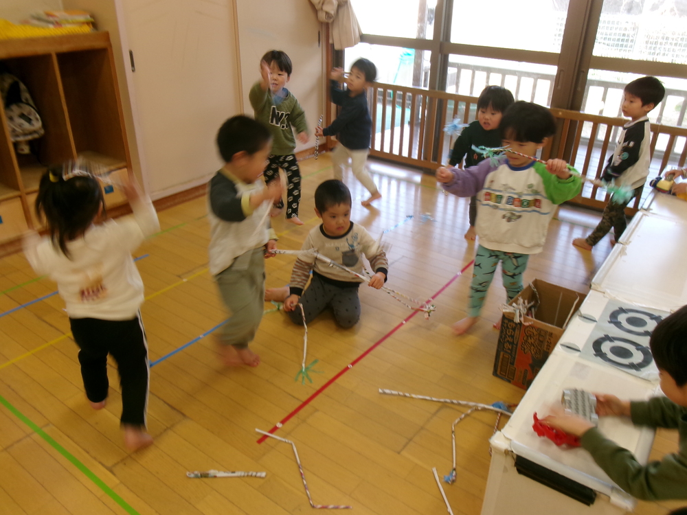 室内遊びの様子