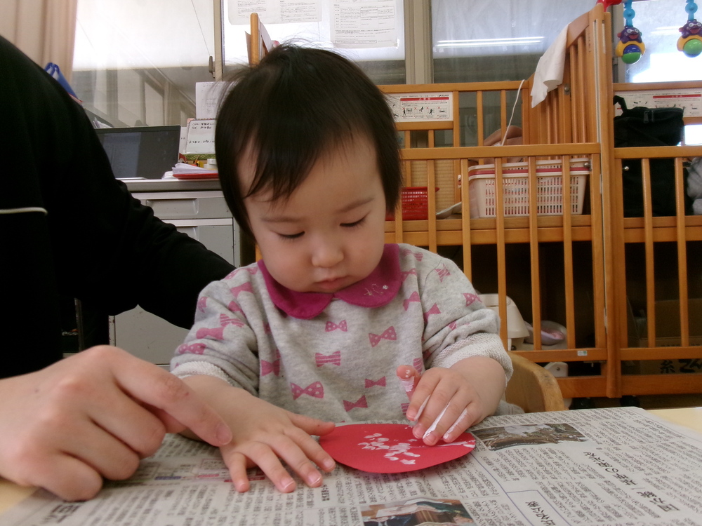 指スタンプの様子1