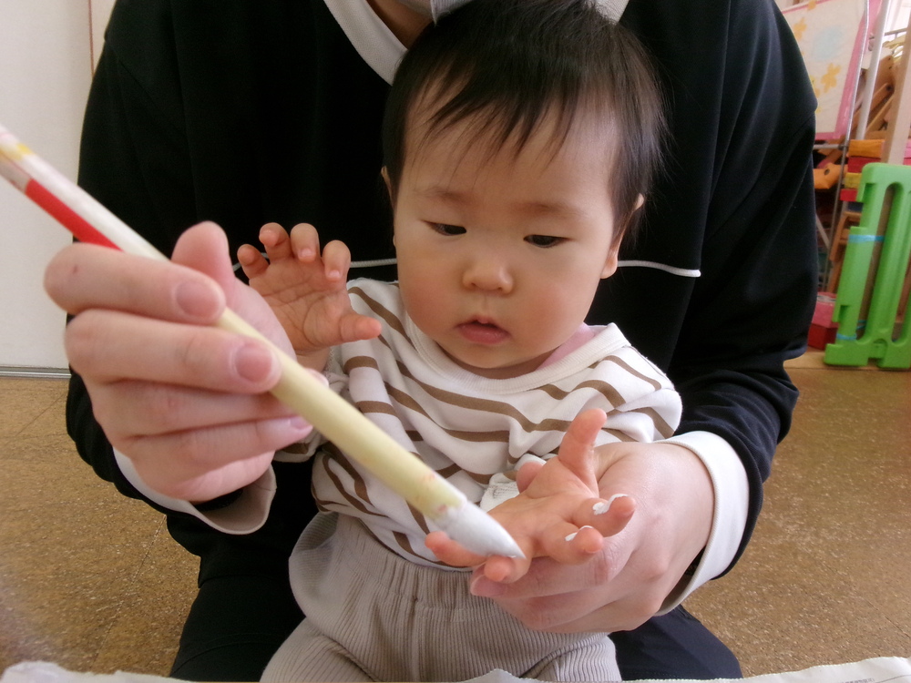 指スタンプの様子2