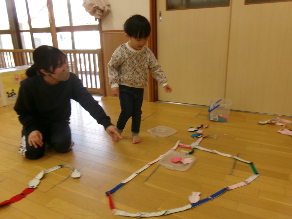 室内遊びの様子