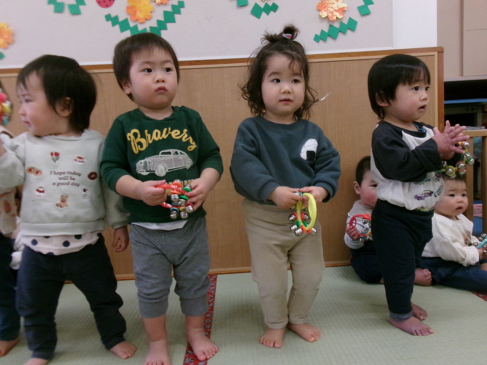 誕生会練習の様子1