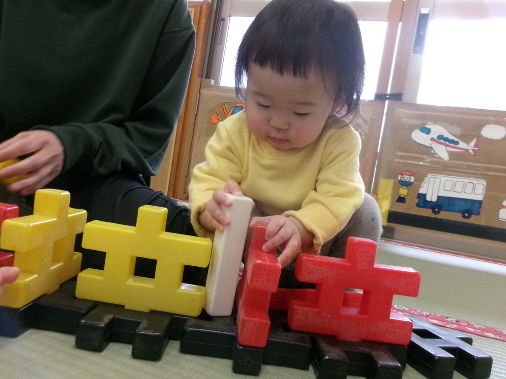 ブロックであそぶ様子3