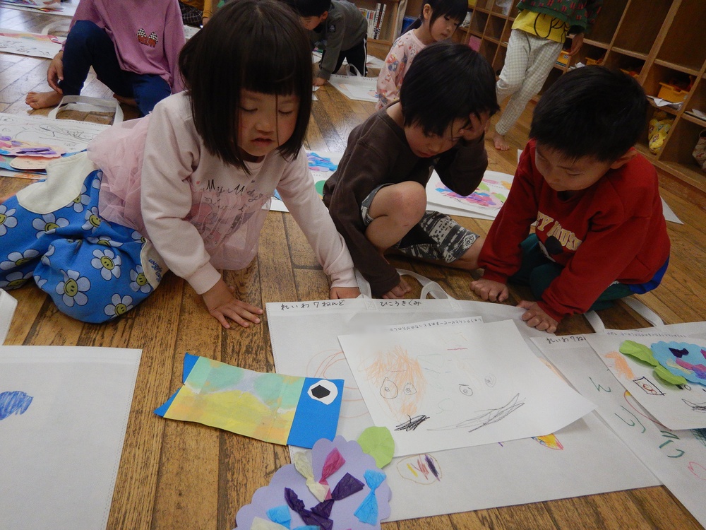 制作を見る様子１