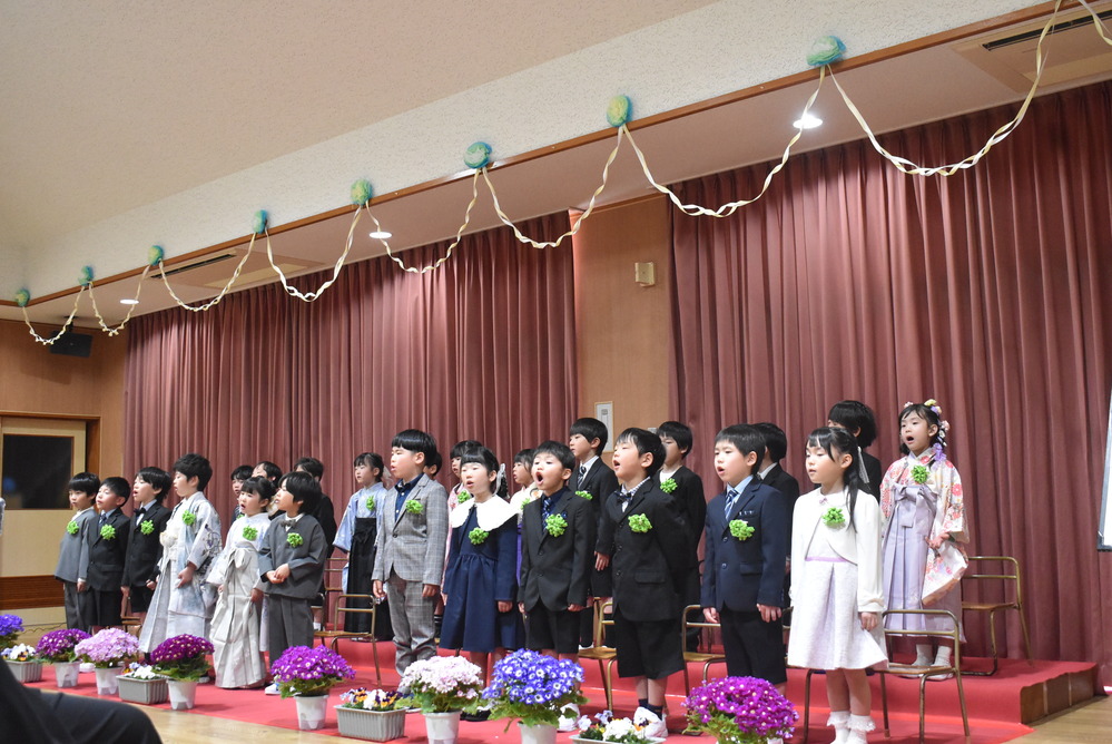 卒園式の様子