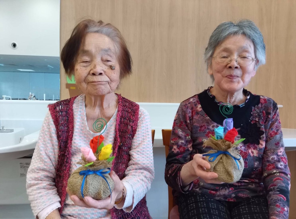 バラのフォトスタンド完成