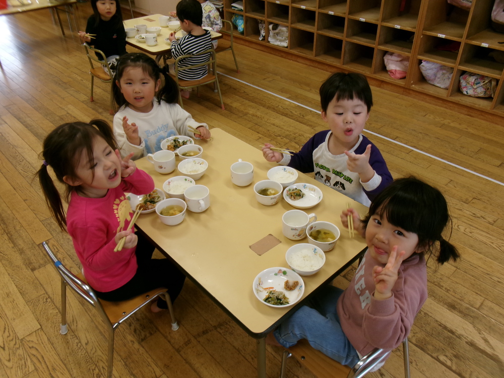 給食の様子