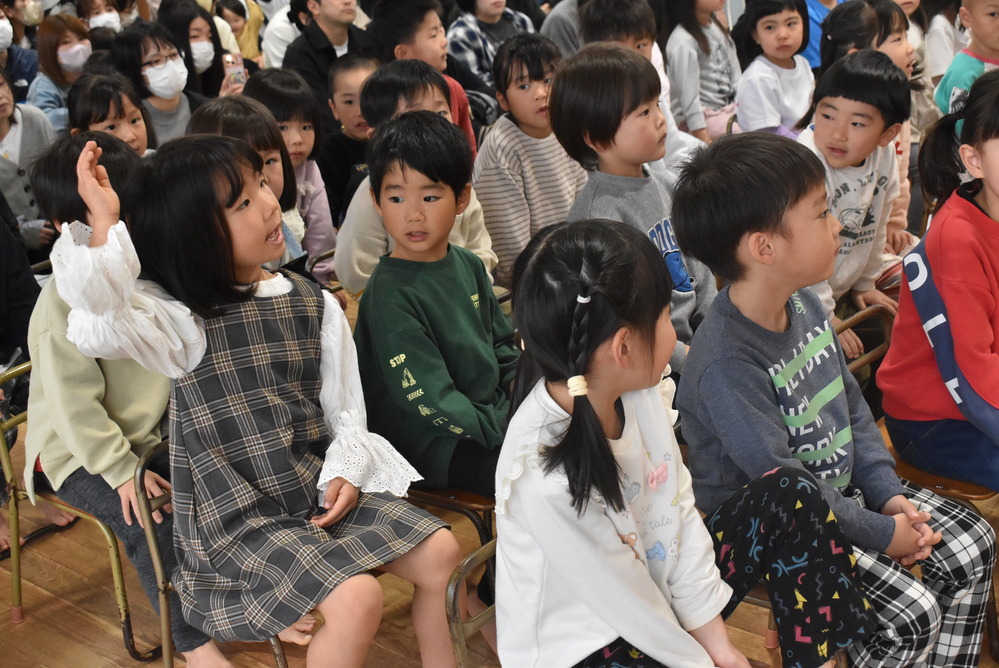 入園進級式の様子