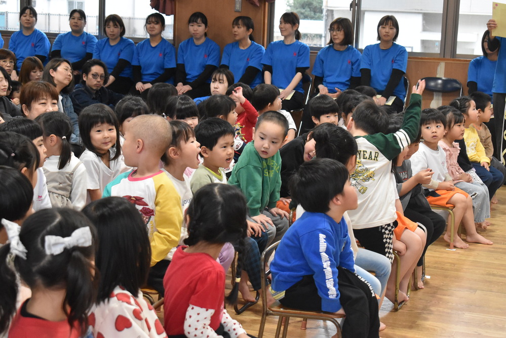 入園進級式の様子