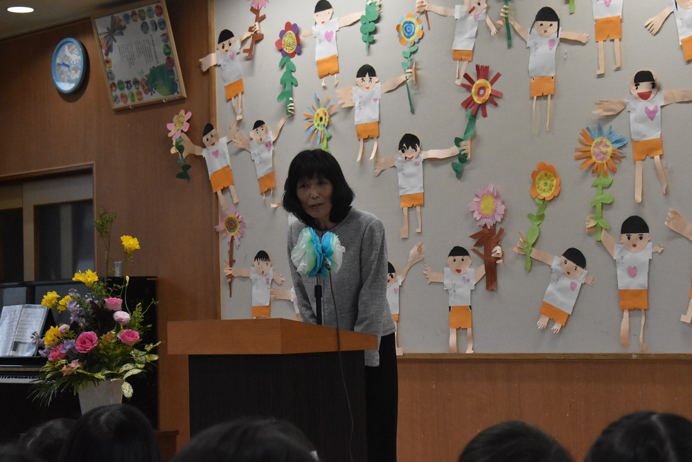 入園進級式の様子