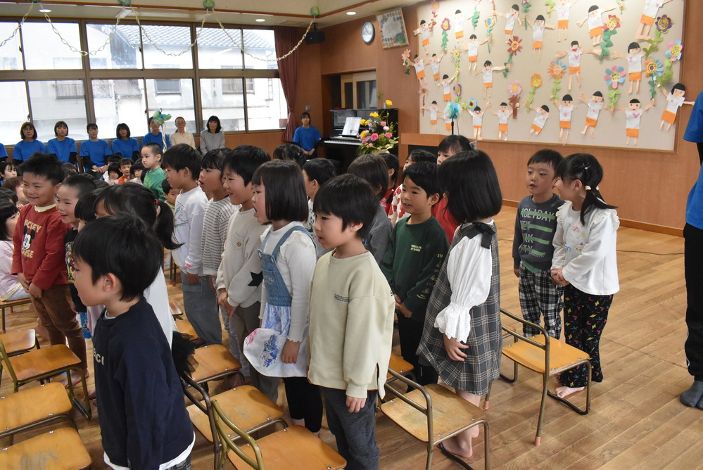 入園進級式の様子