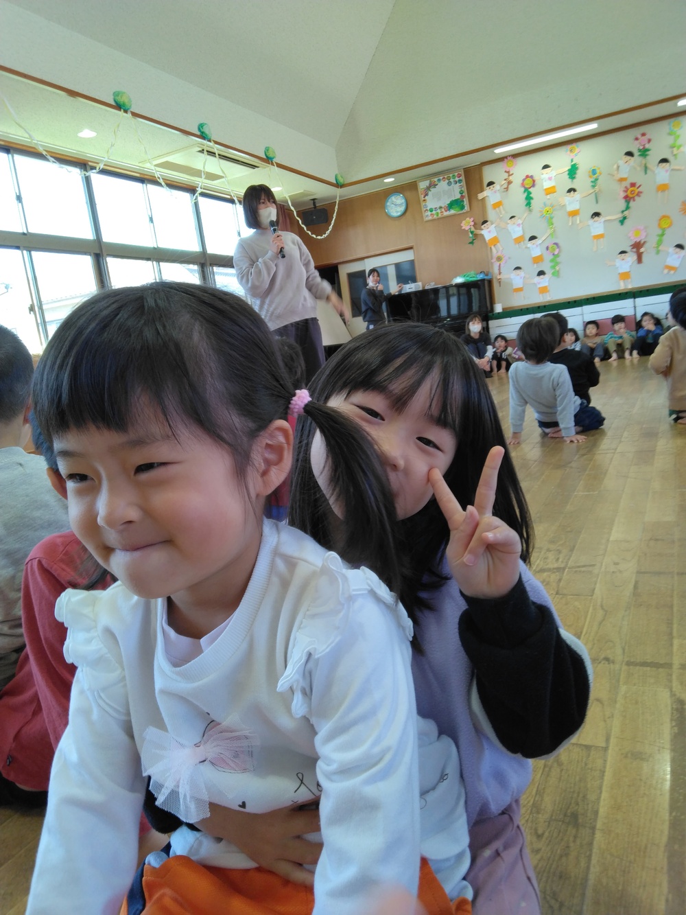 ひざ取りゲームの様子２