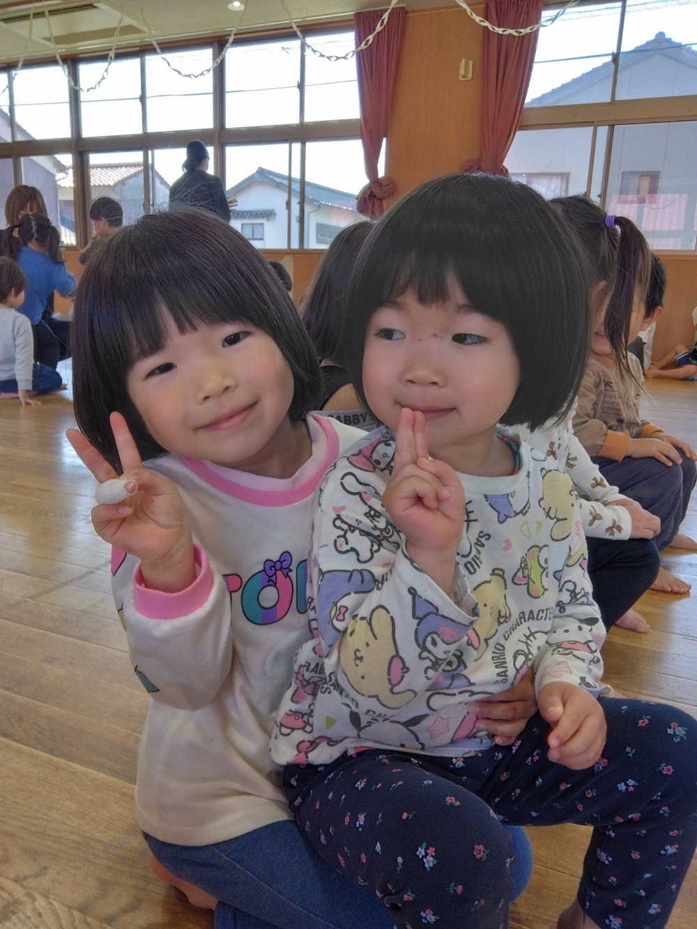 ひざ取りゲームの様子３