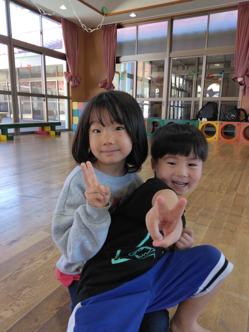 ひざ取りゲームの様子５