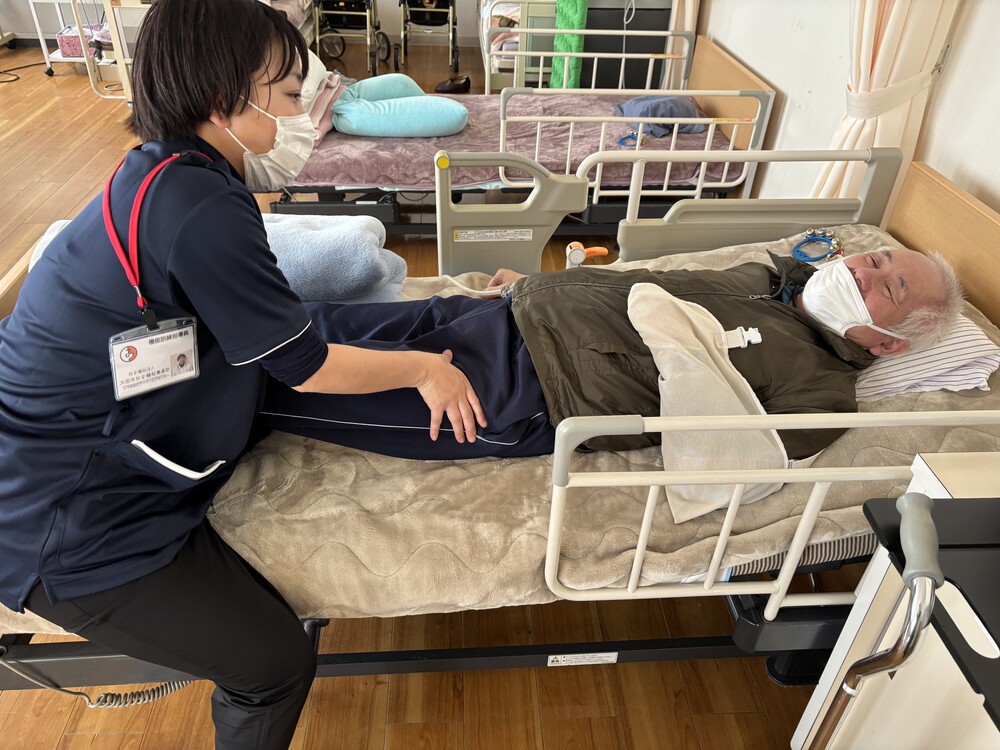 ストレッチの様子