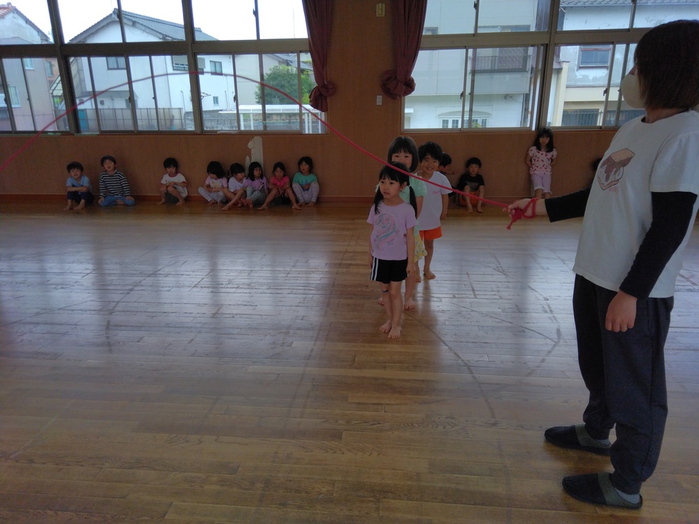 大縄をしている様子１
