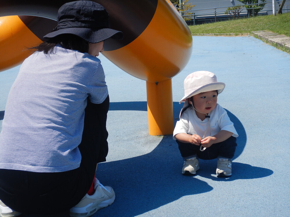 遊んでいる様子