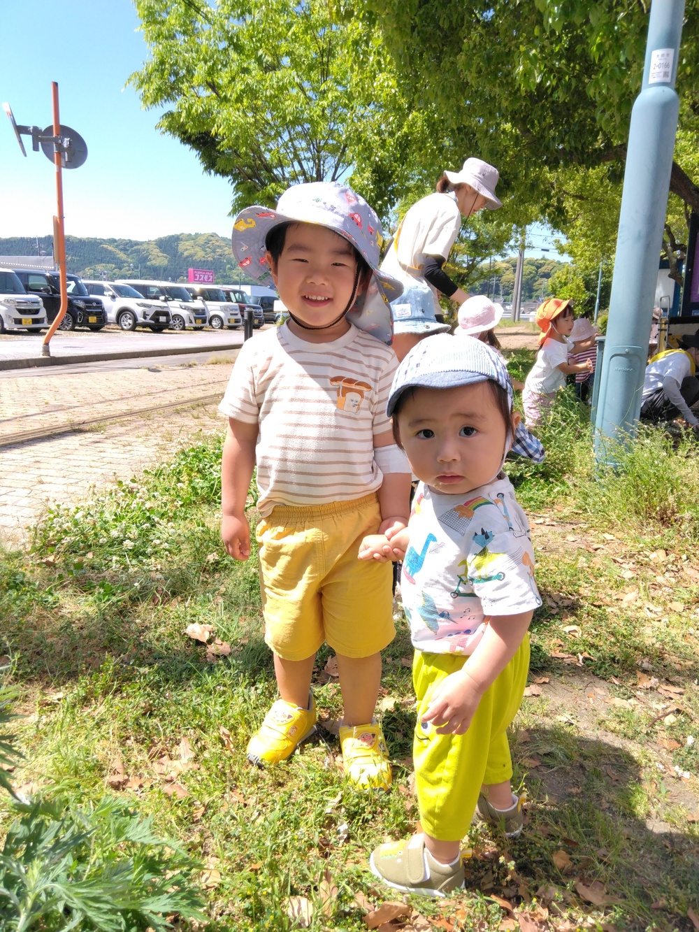 あすてらす前で探索中