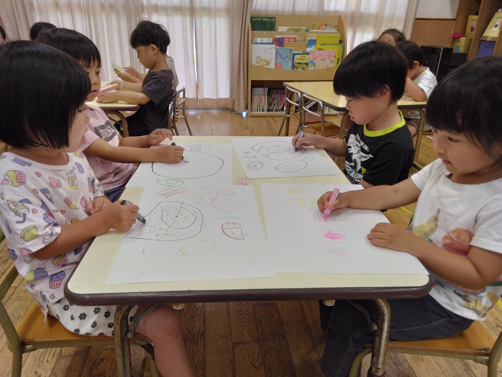 絵を描く