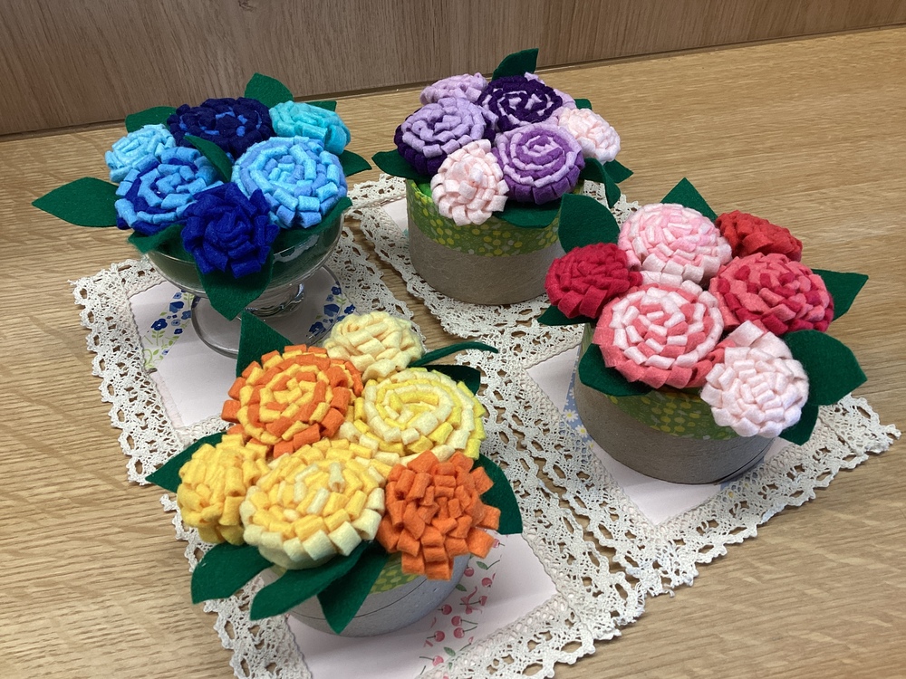 アジサイ置き物