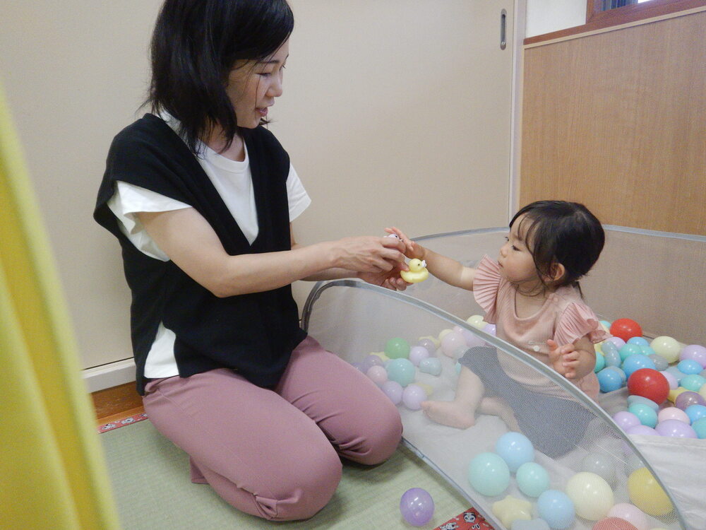 遊んでいる様子