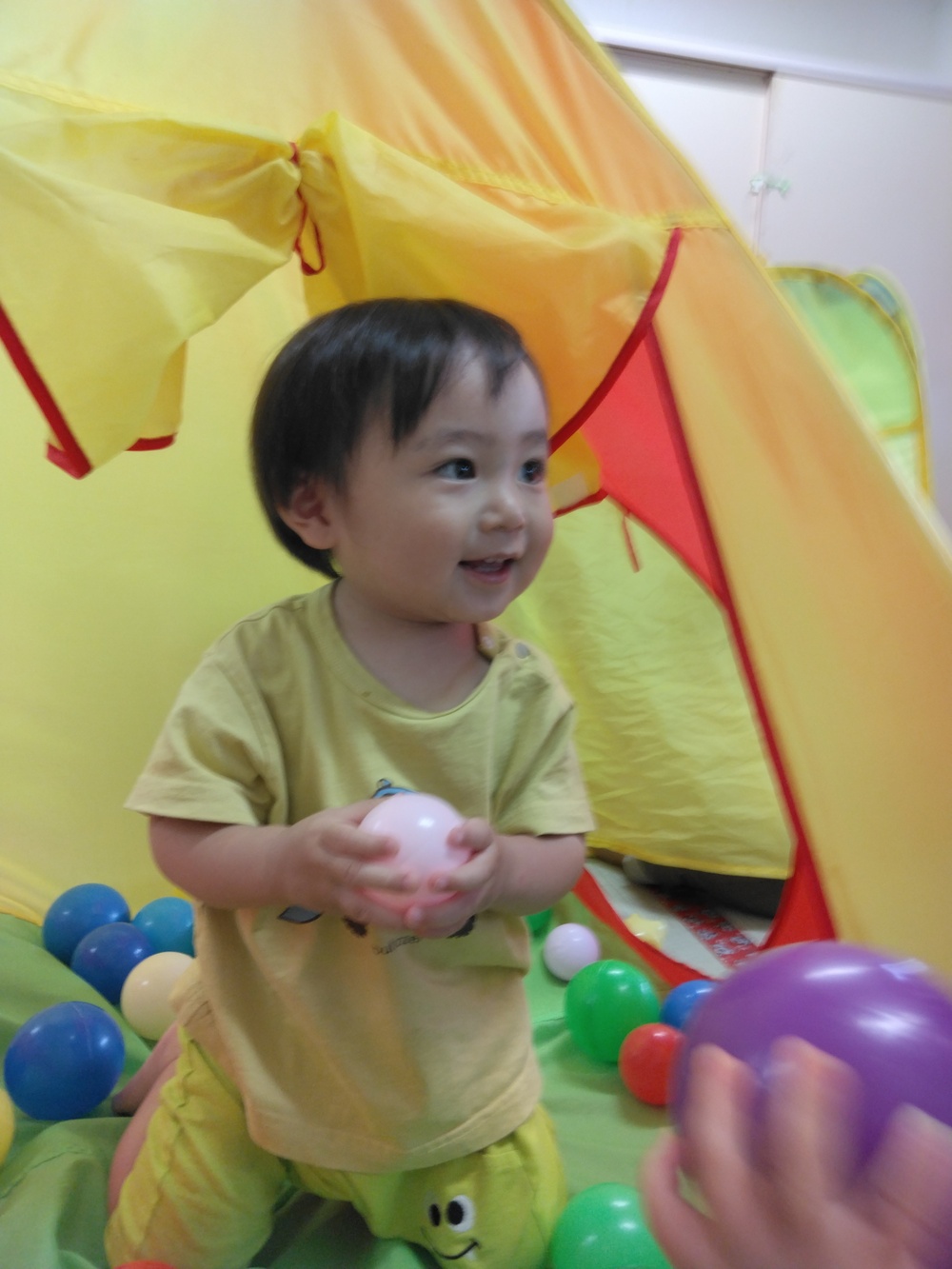 ボール遊びの様子⑸