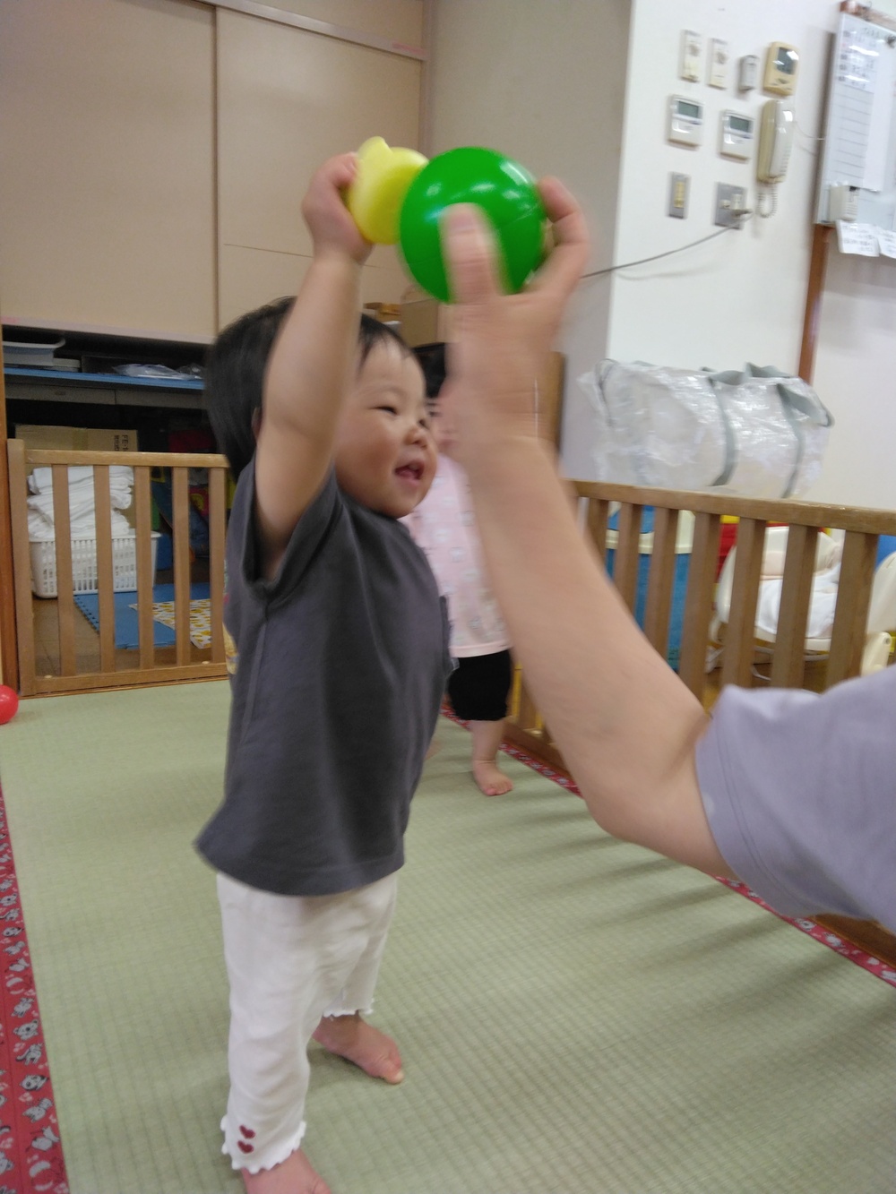ボール遊びの様子⑺
