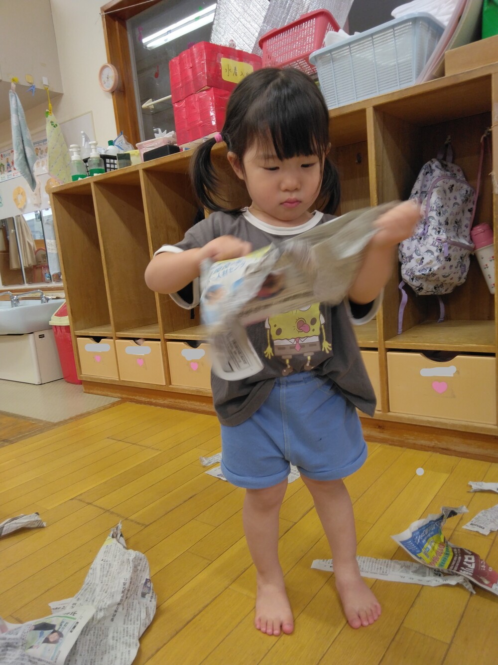 遊んでいる