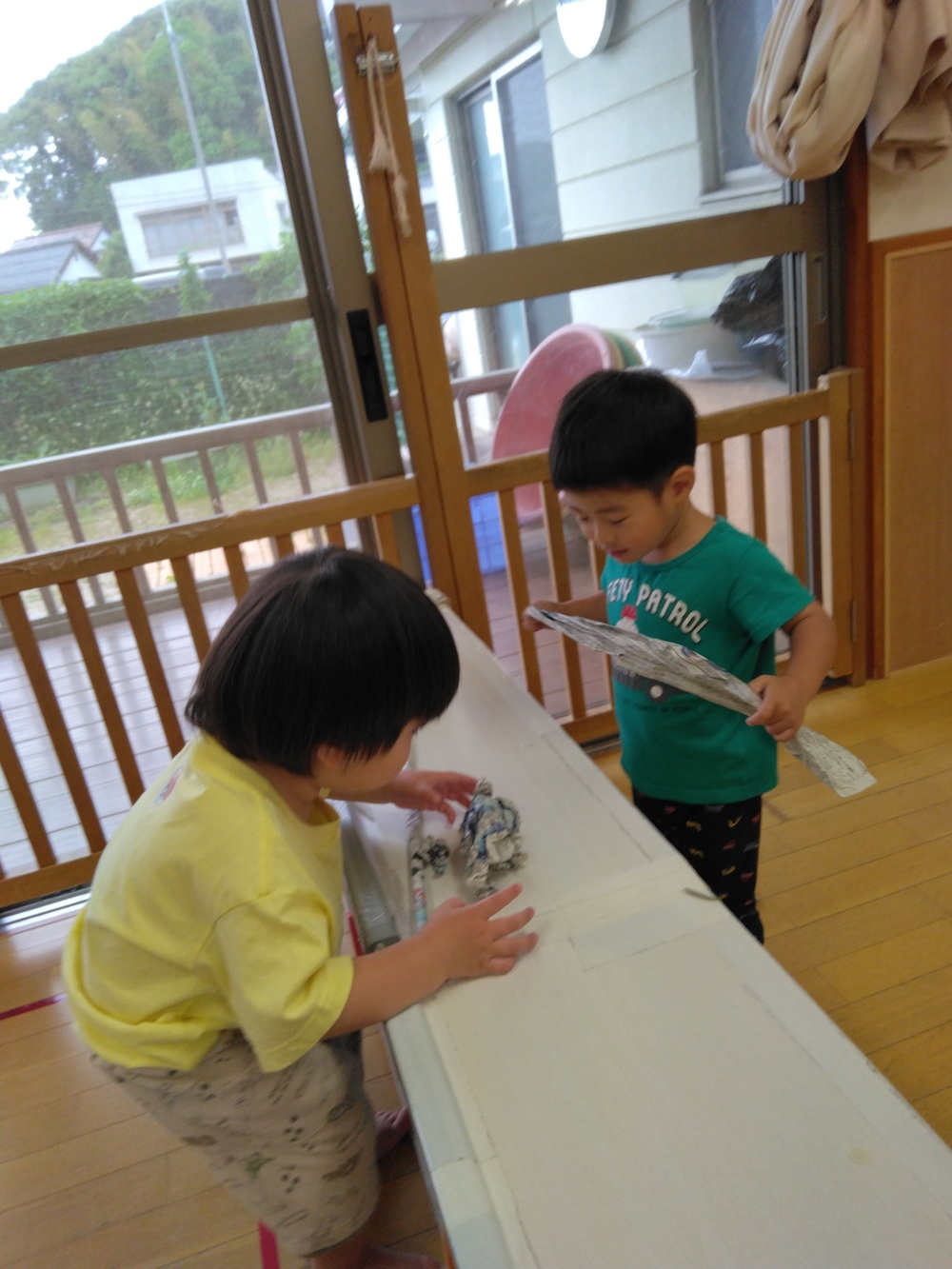 遊んでいる