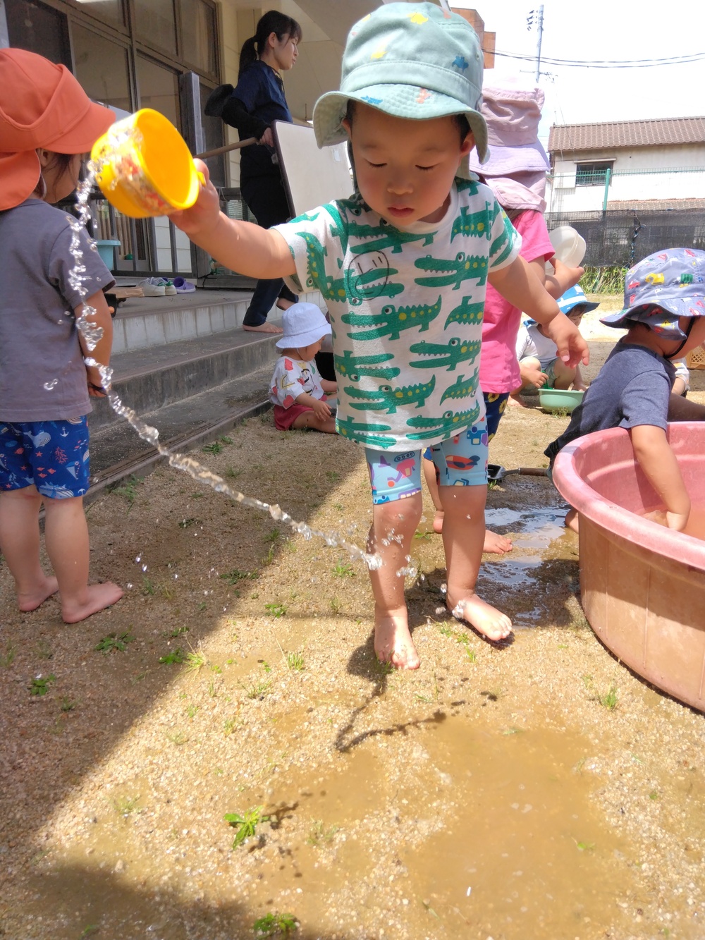 遊んでいる