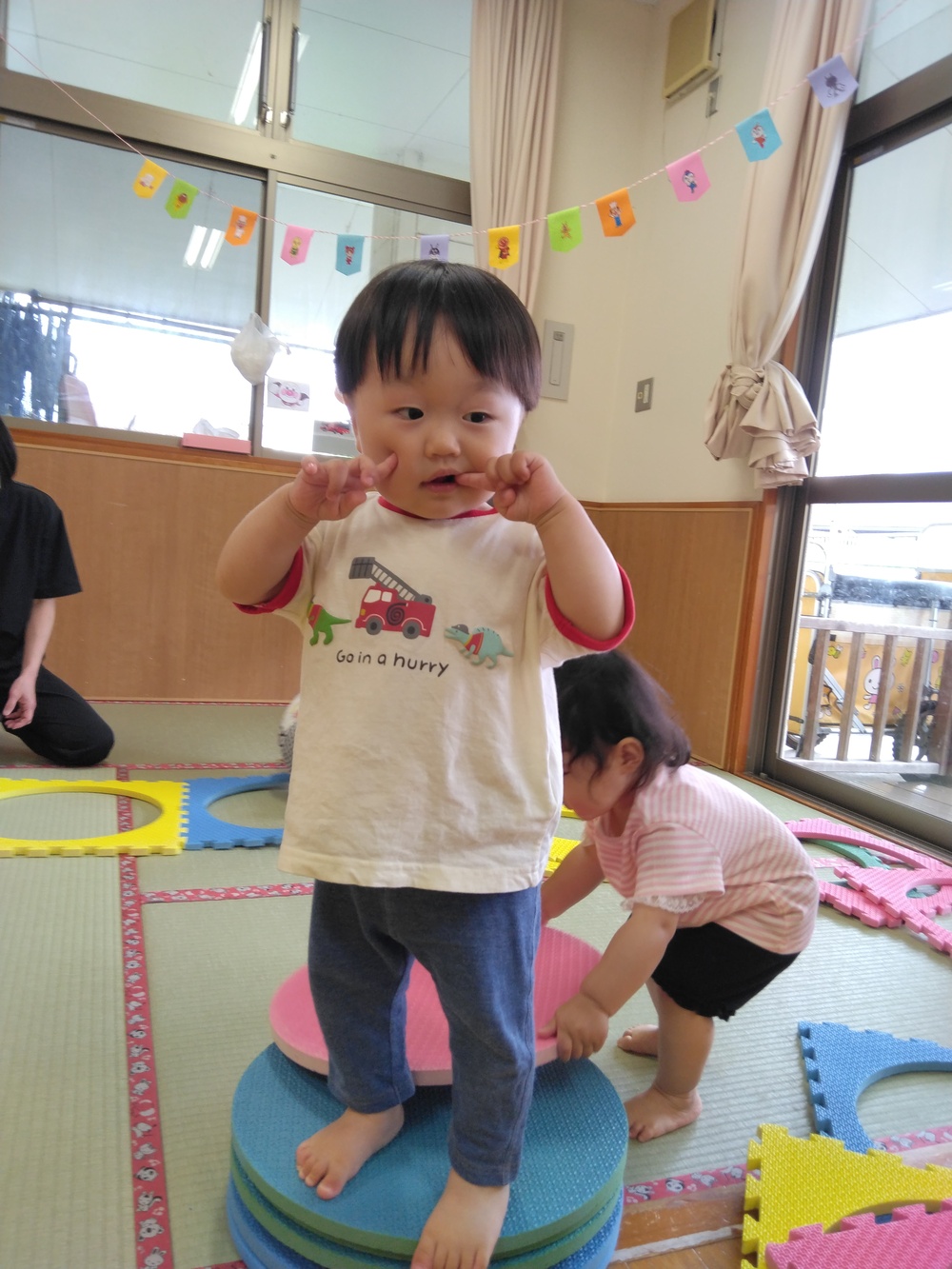 プラポイントで遊ぶ様子⑵