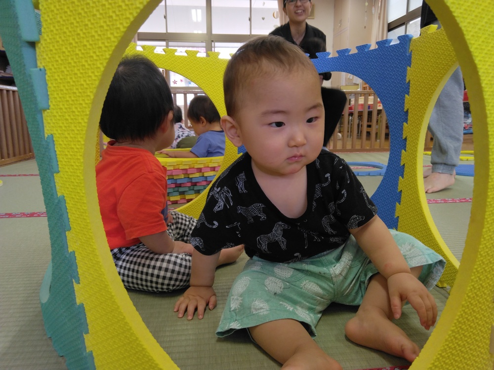 プラポイントで遊ぶ様子