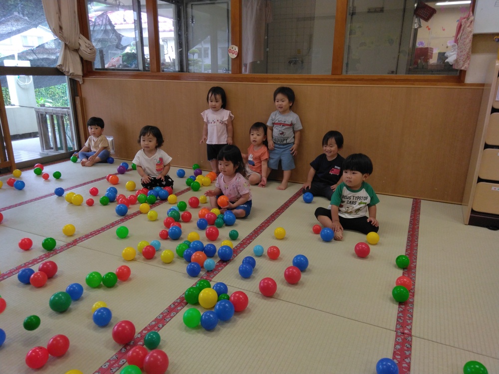 ボール遊びの様子