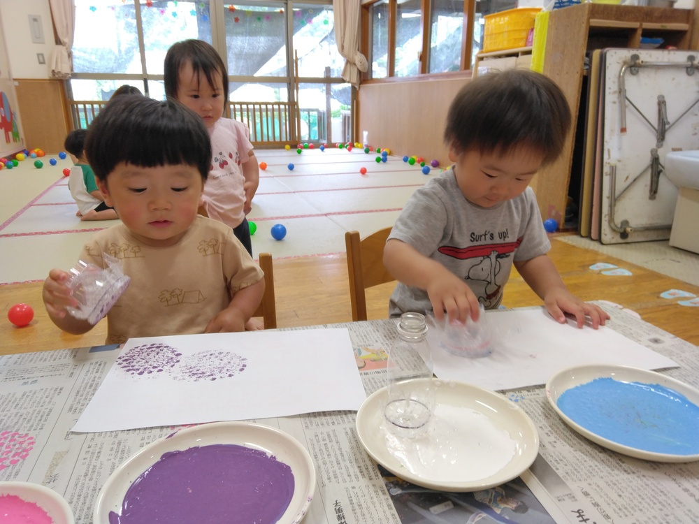 スタンプの様子