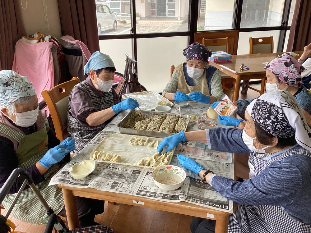 餃子作り