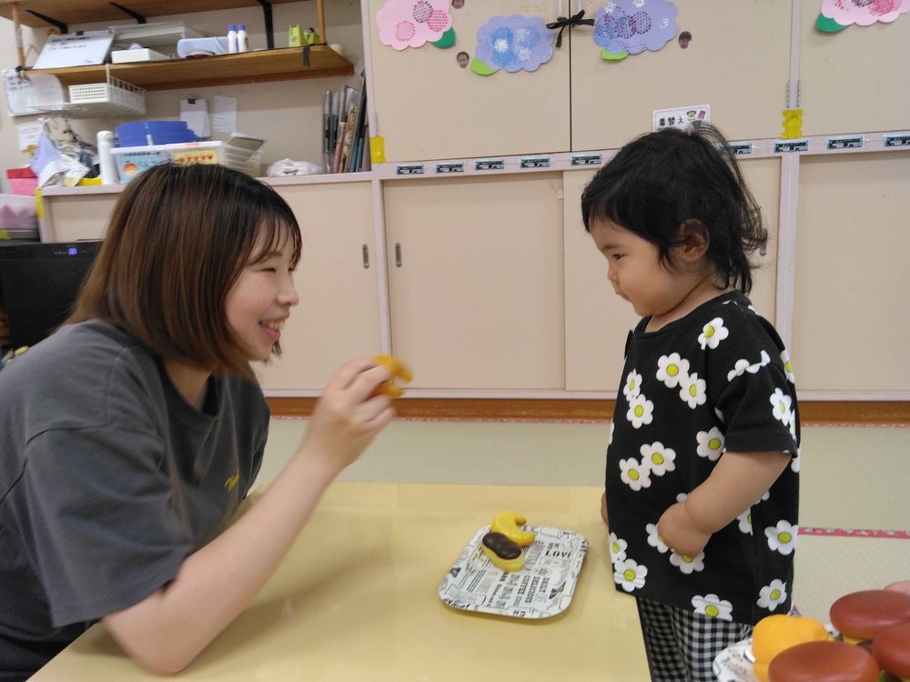 パン屋さんごっこをする様子⑷