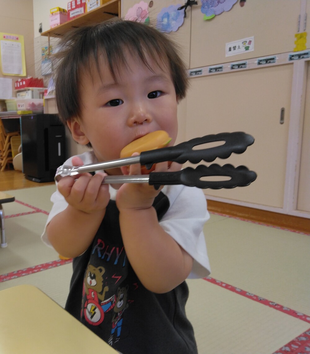 パン屋さんごっこをする様子⑹