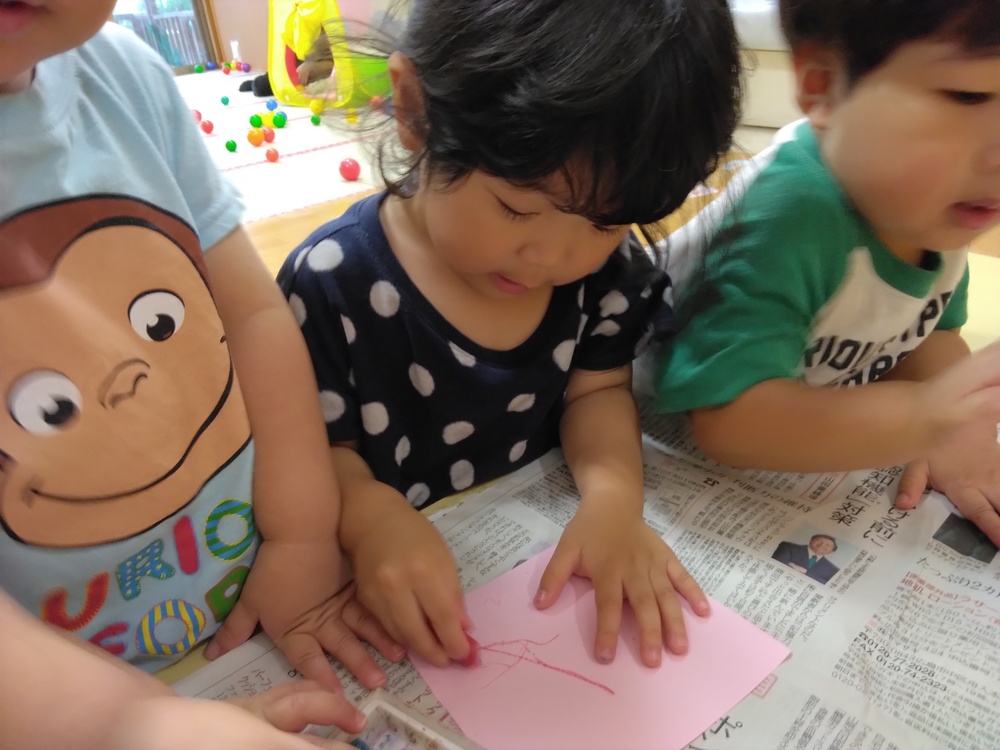 お絵かきの様子 (3)