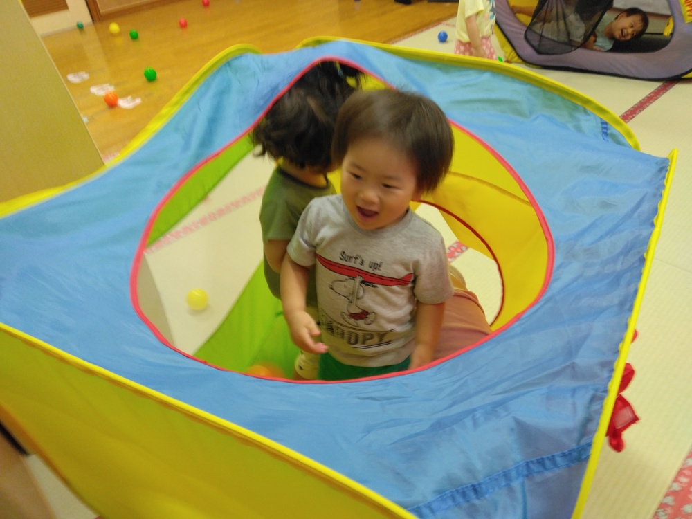 ボール遊びの様子