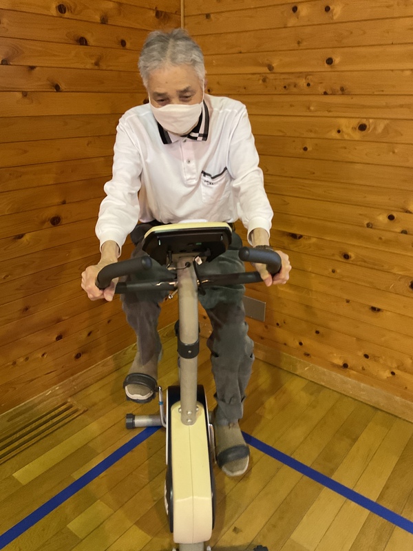 自転車中です
