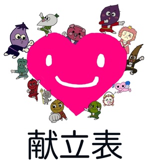 献立表